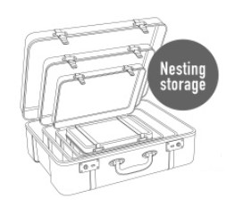 contenitori nesting storage salvaspazio